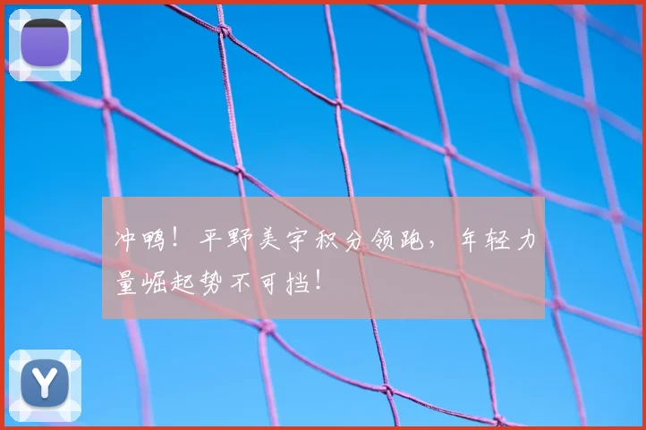 冲鸭！平野美宇积分领跑，年轻力量崛起势不可挡！