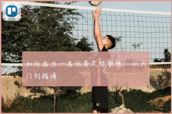 如何成为一名优秀足球教练：从入门到精通